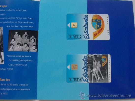 Sammlung von Telefonkarten: FOLDER  ESTUDIANTES  P-281 - P282 TIRADA  3.000