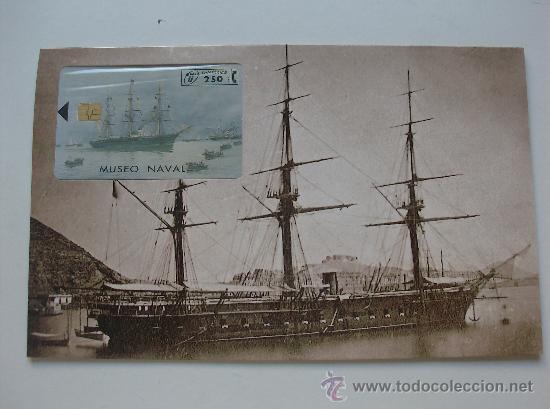 Tarjetas telef&oacute;nicas de colecci&oacute;n: FOLDER  MUSEO NAVAL  P-261 - Foto 1
