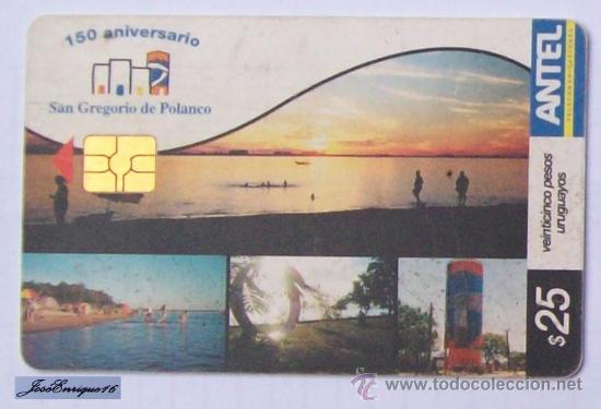 Cartes T&eacute;l&eacute;phoniques de collection: TC 284a 150 ANIVERSARIO SAN GREGORIO DE POLANCO, URUGUAY. 1853 - 2003 . ANTEL