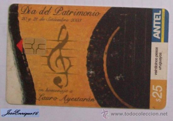 Cartes T&eacute;l&eacute;phoniques de collection: TC 297a LAURO AYESTARAN. DIA DEL PATRIMONIO, HOMENAJE. HERITAGE DAY, TRIBUTE. Jour du patrimoine HOM