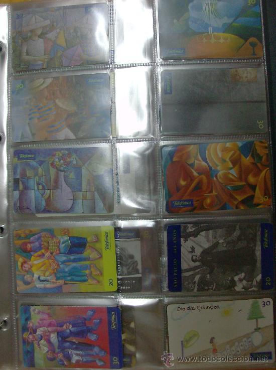 Collection telephone cards: 10 RECARGAS TELEFONICAS DE BRASIL LOTE N&ordm; 6