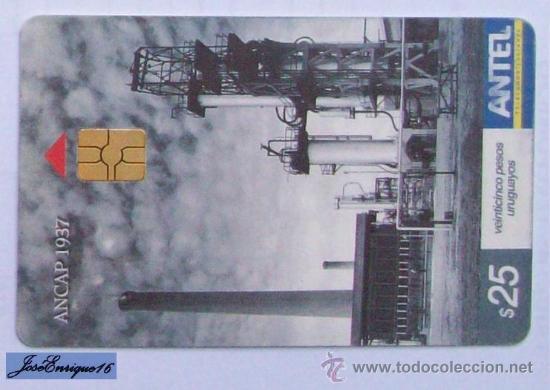 Cartes T&eacute;l&eacute;phoniques de collection: TC 332a ANCAP 1937. AMPLIACION REFINERIA DE LA TEJA, MARZO 2004, URUGUAY. ANTEL