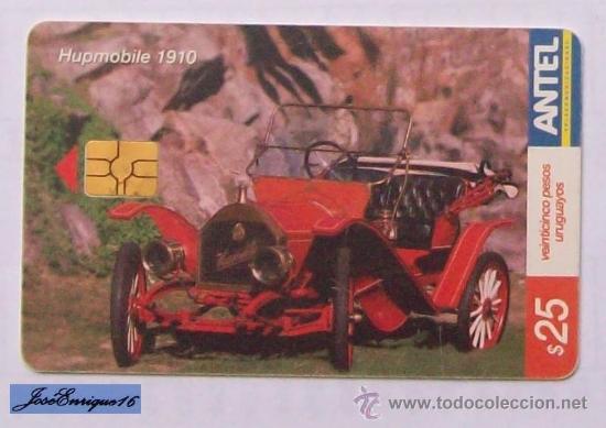 Cartes T&eacute;l&eacute;phoniques de collection: TC 348a Classic Cars, AUTOS CLASICOS. HUPMOBILE 1910. ANTEL, URUGUAY.