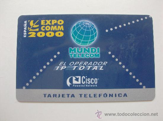 Tarjetas telef&oacute;nicas de colecci&oacute;n: TARJETA TELEFONO PREPAGO NUEVA SIN USAR, MUNDI TELECOM 2000 PESETAS