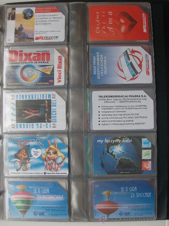 Collection telephone cards: TARJETA TELEFONO PREPAGO USADA, TELECOM ITALIA  LOTE 10 TARJETAS  N&ordm; 2