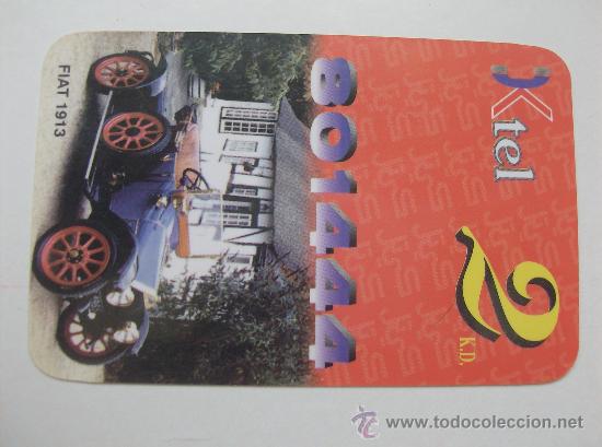 Collection telephone cards: TARJETA TELEFONO PREPAGO USADA,  KTEL   CARD  KUWAIT