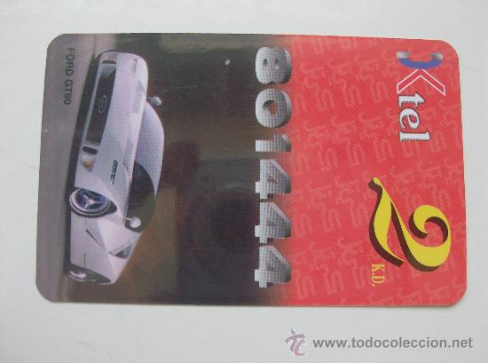 Collection telephone cards: TARJETA TELEFONO PREPAGO USADA,  KTEL   CARD  KUWAIT