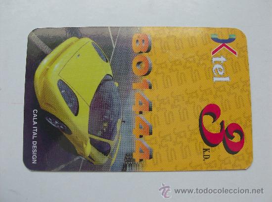 Collection telephone cards: TARJETA TELEFONO PREPAGO USADA,  KTEL   CARD  KUWAIT