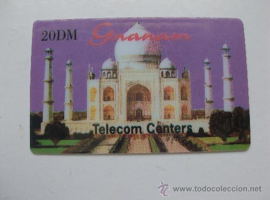 Collection telephone cards: TARJETA TELEFONO PREPAGO USADA,  TELECOM CENTER  20 DM