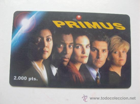 Sammlung von Telefonkarten: TARJETA TELEFONO PREPAGO USADA,   PRIMUS  2000 PESETAS