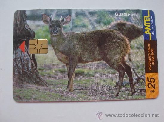 Sammlung von Telefonkarten: TARJETA TELEFONO DE URUGAY, ANTEL. ANIMALES
