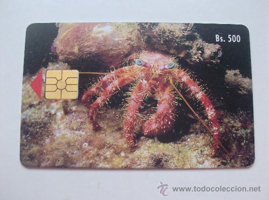 Sammlung von Telefonkarten: TARJETA TELEFONO DE VENEZUELA CANTV  FAUNA MARINA