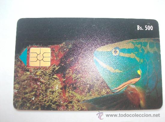 Sammlung von Telefonkarten: TARJETA TELEFONO DE VENEZUELA CANTV  FAUNA MARINA