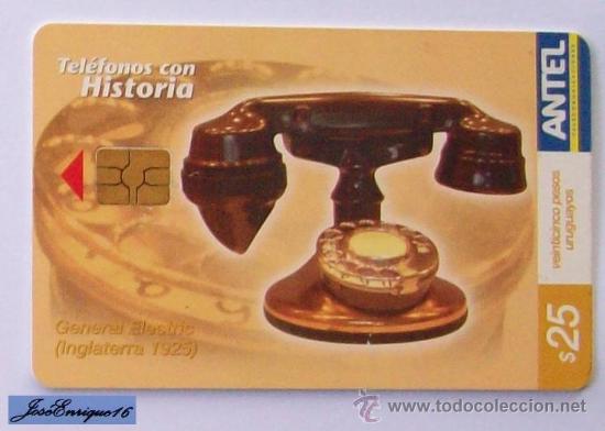 Sammlung von Telefonkarten: TC 356a TELEFONO ANTIGUO, OLD PHONE. GENERAL ELECTRIC (INGLATERRA - ENGLAND - ANGLETERRE  1925)