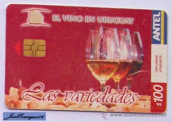 Cart&otilde;es de telefone de cole&ccedil;&atilde;o: TC 362a EL VINO EN EL URUGUAY - WINE IN URUGUAY - VIN EN URUGUAY - LAS VARIEDADES - VARI&Eacute;T&Eacute;S - VARIE