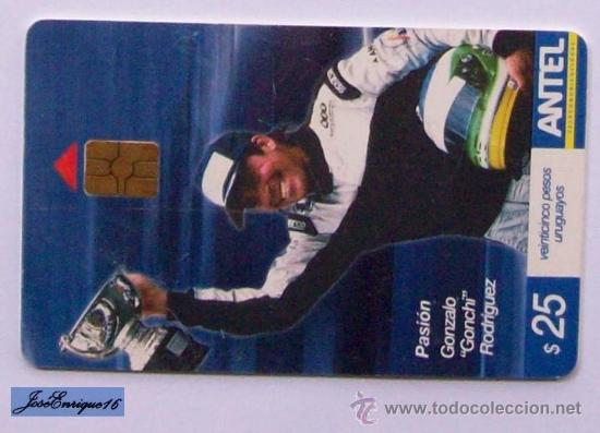 Collection telephone cards: TC 368a HOMENAJE A GONZALO &rdquo;GONCHI&rdquo; RODRIGUEZ - 1971-1999  - HOMMAGE - TRIBUTE - AUTOMOVILISMO
