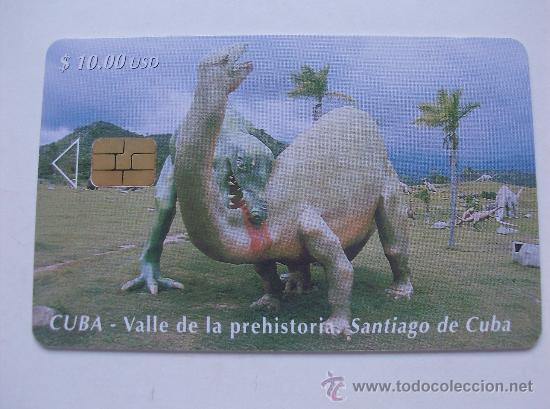 Sammlung von Telefonkarten: TARJETA TELEFONO CUBA. VALLE DE LA PREHISTORIA. SANTIAGO DE CUBA TIRADA 30.000