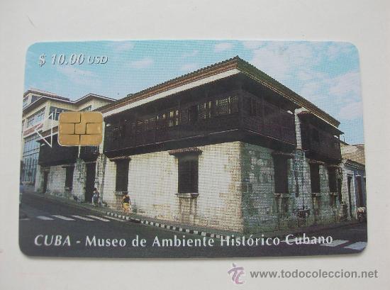 Sammlung von Telefonkarten: TARJETA TELEFONO CUBA. MUSEO DE AMBIENTE  HISTORICO CUBANO TIRADA 30.000