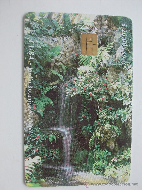 Sammlung von Telefonkarten: TARJETA TELEFONO CUBA. JARDIN BOTANICO NACIONAL TIRADA 30.000
