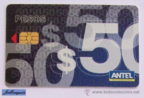 Cartes T&eacute;l&eacute;phoniques de collection: TC 413a TARJETA VALOR 50 PESOS. CARD VALUE 50 PESOS. Valeur de la carte 50 pesos. ANTEL, URUGUAY.
