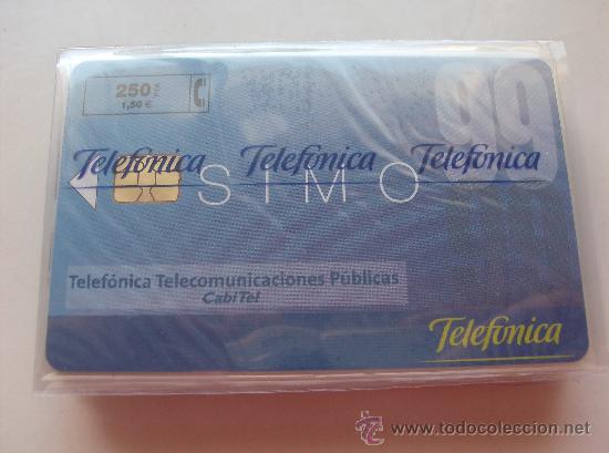 Cartes T&eacute;l&eacute;phoniques de collection: TARJETA TELEFONO ESPA&Ntilde;A NUEVA CON PRECINTO P- 409 SIMO  10/1999