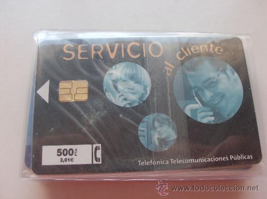 Cartes T&eacute;l&eacute;phoniques de collection: TARJETA TELEFONO ESPA&Ntilde;A NUEVA CON PRECINTO P- 408  SERVICIO AL CLIENTE V  10/1999