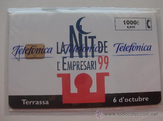 Cartes T&eacute;l&eacute;phoniques de collection: TARJETA TELEFONO ESPA&Ntilde;A NUEVA CON PRECINTO P- 402  LA NIT DE L&acute;EMPRESARI  10/1999