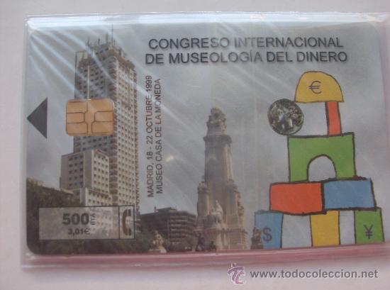 Cartes T&eacute;l&eacute;phoniques de collection: TARJETA TELEFONO ESPA&Ntilde;A NUEVA CON PRECINTO P- 401 MUSEOLOGIA DEL DINERO 10/1999