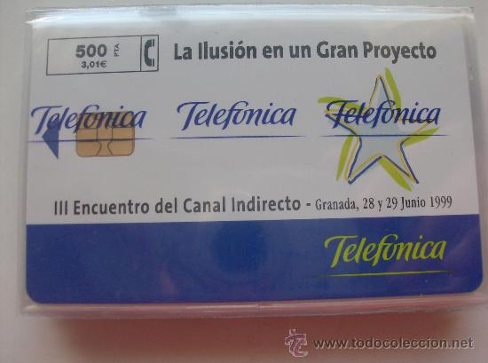 Cartes T&eacute;l&eacute;phoniques de collection: TARJETA TELEFONO ESPA&Ntilde;A NUEVA CON PRECINTO P- 390 CANAL INDIRECTO  06/1999