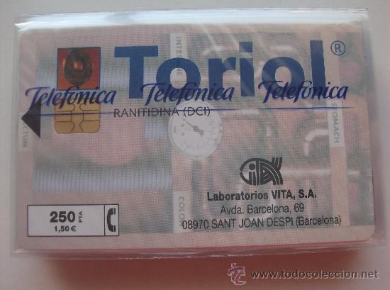 Cartes T&eacute;l&eacute;phoniques de collection: TARJETA TELEFONO ESPA&Ntilde;A NUEVA CON PRECINTO P- 389 TORIOL II  06/1999