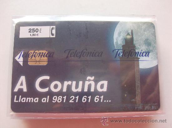Cartes T&eacute;l&eacute;phoniques de collection: TARJETA TELEFONO ESPA&Ntilde;A NUEVA CON PRECINTO P- 387  A CORU&Ntilde;A II  05/1999