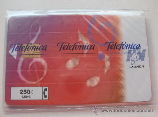 Cartes T&eacute;l&eacute;phoniques de collection: TARJETA TELEFONO ESPA&Ntilde;A NUEVA CON PRECINTO P- 382  HILO MUSICAL  05/1999
