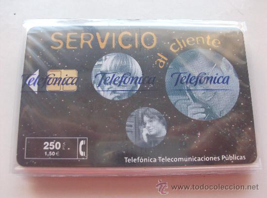 Cartes T&eacute;l&eacute;phoniques de collection: TARJETA TELEFONO ESPA&Ntilde;A NUEVA CON PRECINTO P- 374 SERVICIO AL CLIENTE II  02/1999
