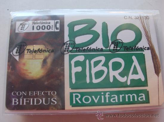 Cartes T&eacute;l&eacute;phoniques de collection: TARJETA TELEFONO ESPA&Ntilde;A NUEVA CON PRECINTO P- 369 BIO FIBRA  12/1998