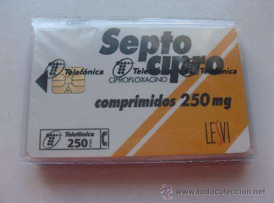 Cartes T&eacute;l&eacute;phoniques de collection: TARJETA TELEFONO ESPA&Ntilde;A NUEVA CON PRECINTO P- 356 SEPTO CIPRO II 10/1998