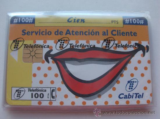 Cartes T&eacute;l&eacute;phoniques de collection: TARJETA TELEFONO ESPA&Ntilde;A NUEVA CON PRECINTO P- 335  SERVICIO ATENCION CLIENTE XIV 06/1998