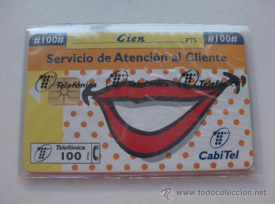 Cartes T&eacute;l&eacute;phoniques de collection: TARJETA TELEFONO ESPA&Ntilde;A NUEVA CON PRECINTO P- 318 SERVICIO ATENCION CLIENTE  01/1998