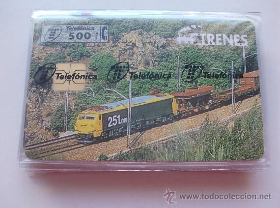 Cartes T&eacute;l&eacute;phoniques de collection: TARJETA TELEFONO ESPA&Ntilde;A NUEVA CON PRECINTO P- 310 TRENES    11/1997