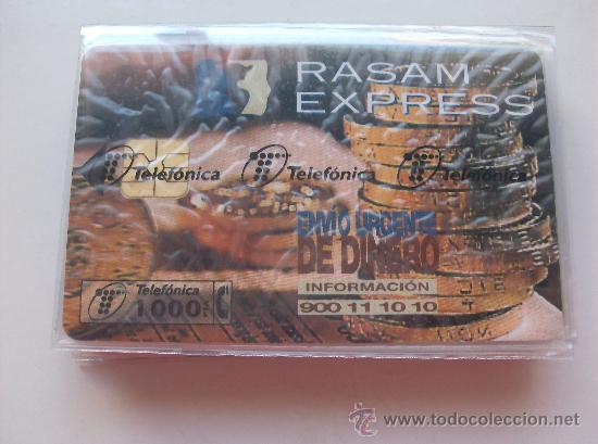 Cartes T&eacute;l&eacute;phoniques de collection: TARJETA TELEFONO ESPA&Ntilde;A NUEVA CON PRECINTO P- 309 RASAM EXPRESS  11/1997