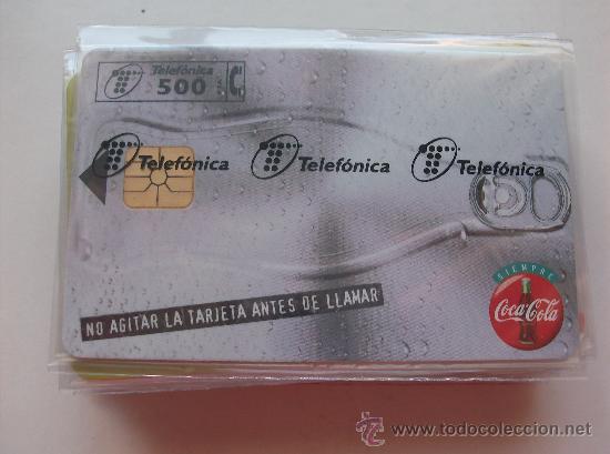 Cartes T&eacute;l&eacute;phoniques de collection: TARJETA TELEFONO ESPA&Ntilde;A NUEVA CON PRECINTO P- 299 COCA-COLA LATA II   11/1997