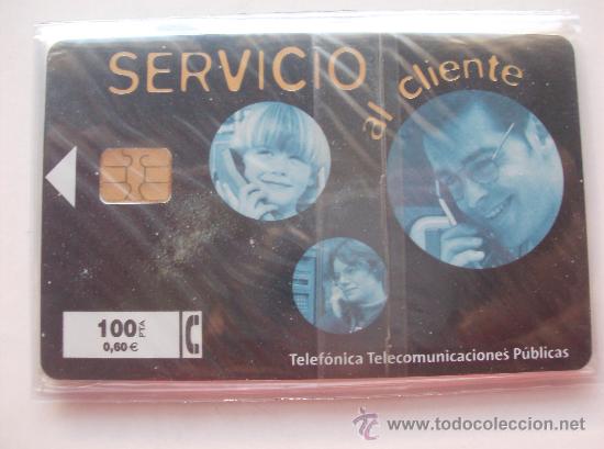 Cartes T&eacute;l&eacute;phoniques de collection: TARJETA TELEFONO ESPA&Ntilde;A NUEVA CON PRECINTO P-442 SERVICIO AL CLIENTE 09/2000