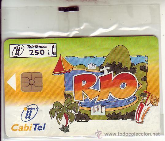 Tarjetas telef&oacute;nicas de colecci&oacute;n: rio nueva con precinto - Foto 1