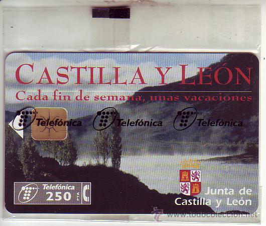 Tarjetas telef&oacute;nicas de colecci&oacute;n: castilla y leon nueva con precinto - Foto 1