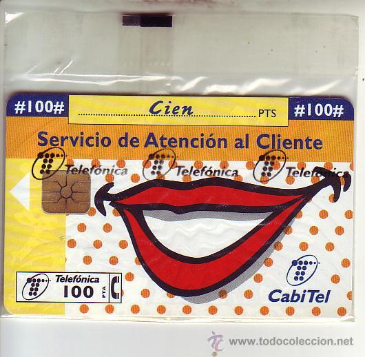 Tarjetas telef&oacute;nicas de colecci&oacute;n: servicio al cliente nueva con precinto - Foto 1