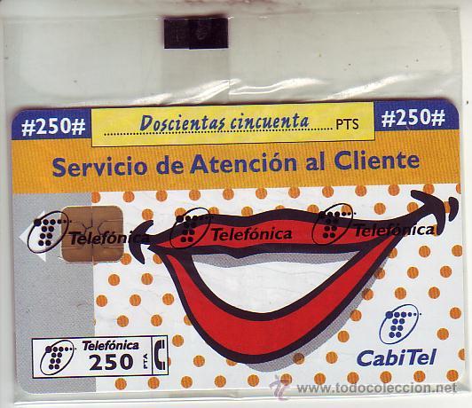 Tarjetas telef&oacute;nicas de colecci&oacute;n: servicio al cliente nueva con precinto - Foto 1