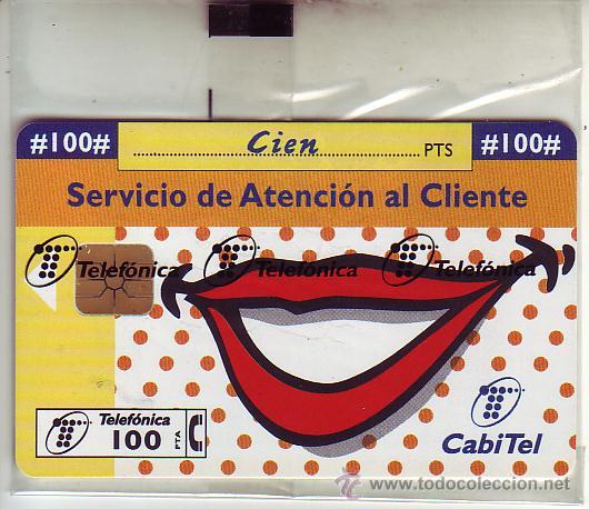 Tarjetas telef&oacute;nicas de colecci&oacute;n: servicio al cliente nueva con precinto - Foto 1