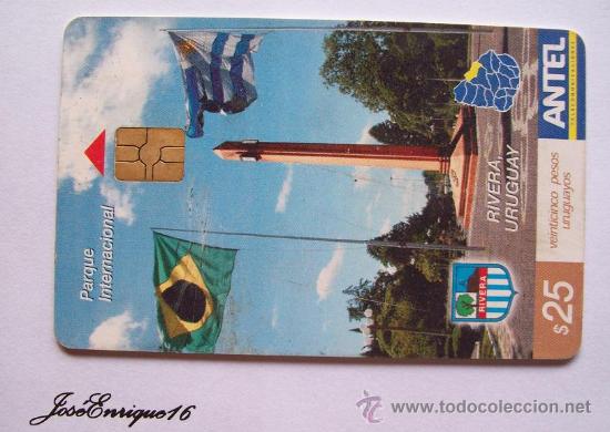Cartes T&eacute;l&eacute;phoniques de collection: TC 337a PARQUE INTERNACIONAL RIVERA, TRES CERROS DE CU&Ntilde;APIR&Uacute;. ANTEL, URUGUAY