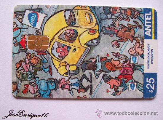 Cartes T&eacute;l&eacute;phoniques de collection: TC 458a PUBLICIDAD, TELEPHONE COMPANY ADVERTISING, PUBLICIT&Eacute; Compagnie de t&eacute;l&eacute;phone. URUGUAY