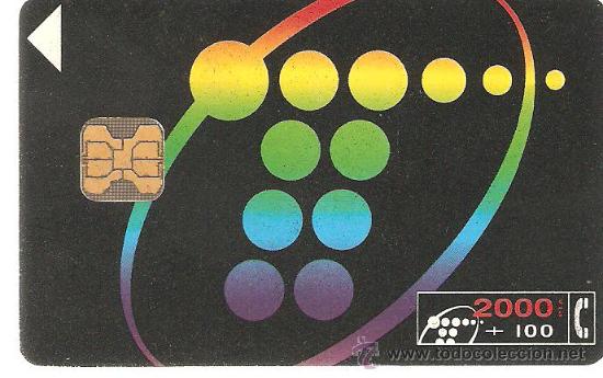 Cartes T&eacute;l&eacute;phoniques de collection: TARJETA TELEFONICA BASICA 2000 PESETAS A&Ntilde;OS 90 USADA