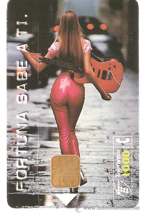 Cartes T&eacute;l&eacute;phoniques de collection: TARJETA TELEFONICA FORTUNA 1000 PESETAS A&Ntilde;OS 90 USADA